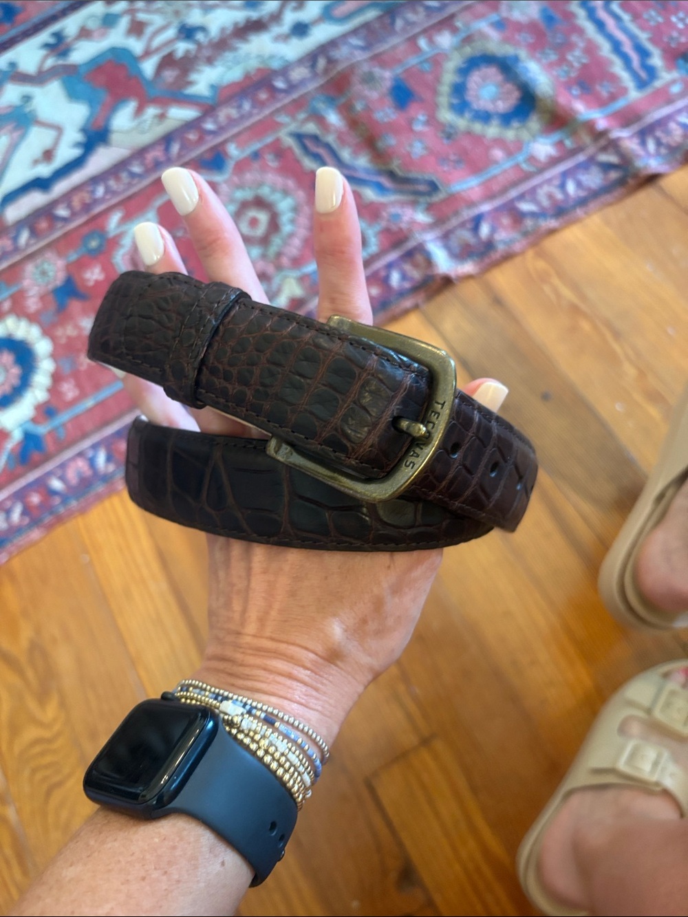 Tecovas Men's Genuine American Alligator Belt - Picture 12 of 13
